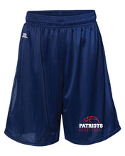 Secaucus Basketball Russell Athletic Tech Shorts - Silver/Navy - 5KounT2018