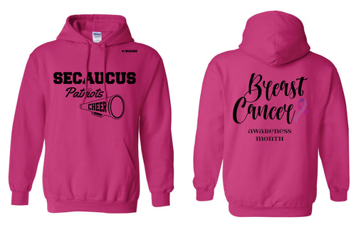 Secaucus Cheer Cotton Hoodie Cancer Awareness - 5KounT2018