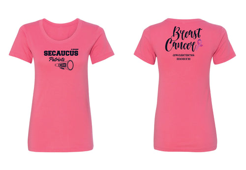 Secaucus Cheer Women's Crew-Neck Tee - Hot Pink - 5KounT2018