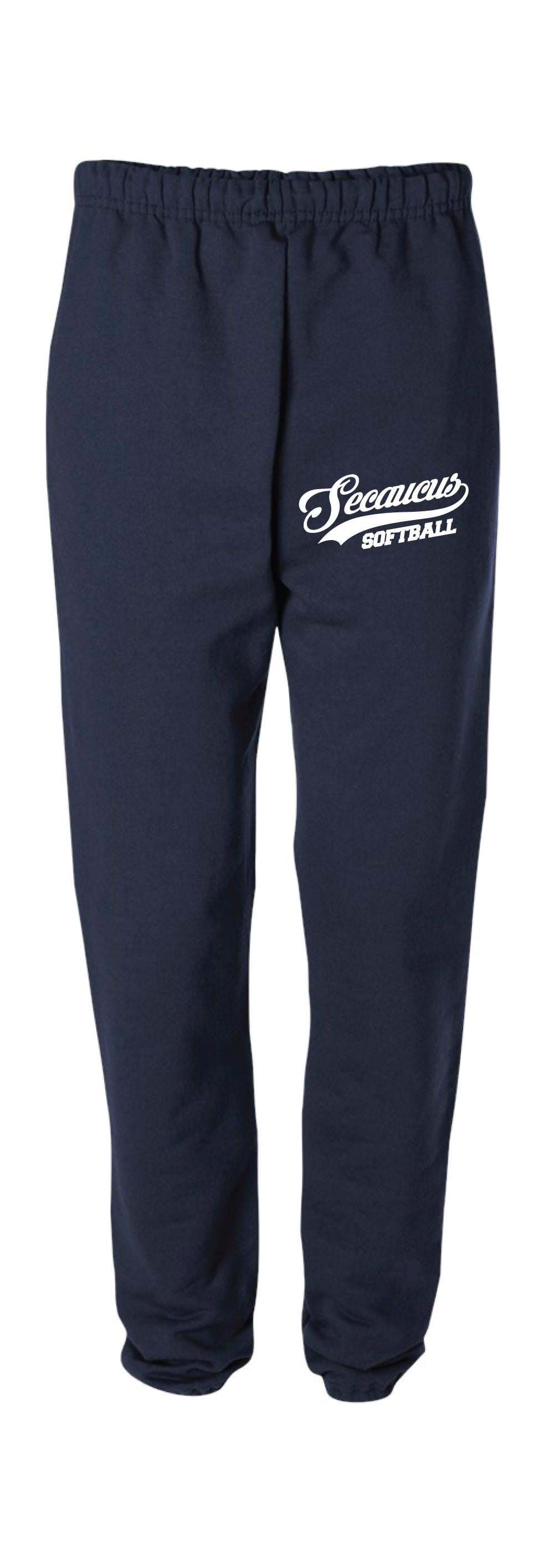 Secaucus Softball Cotton Sweatpants - Navy - 5KounT2018
