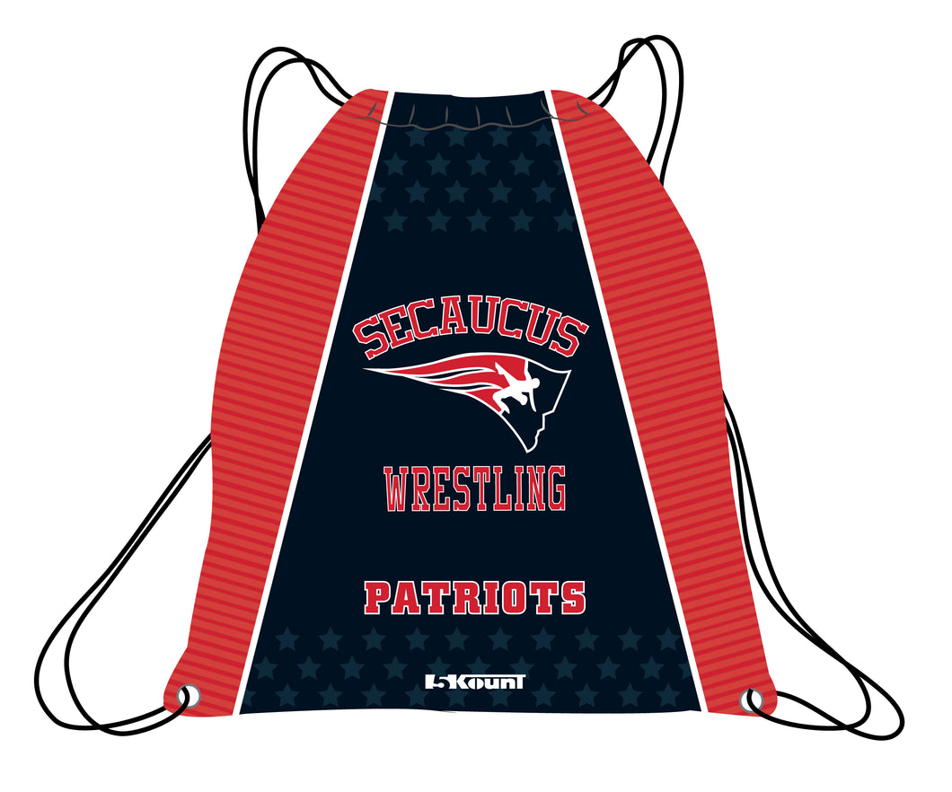 Secaucus Wrestling Sublimated Drawstring Bag - 5KounT