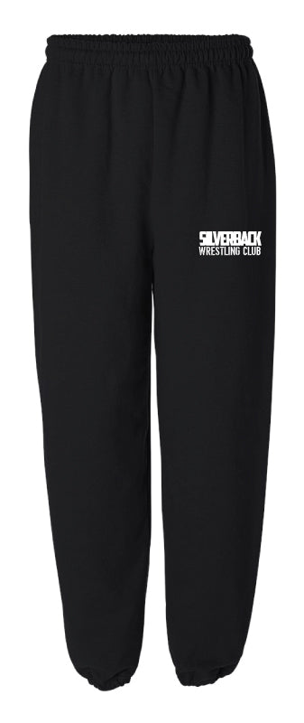 Silverback Wrestling Cotton Sweatpants - Black - 5KounT