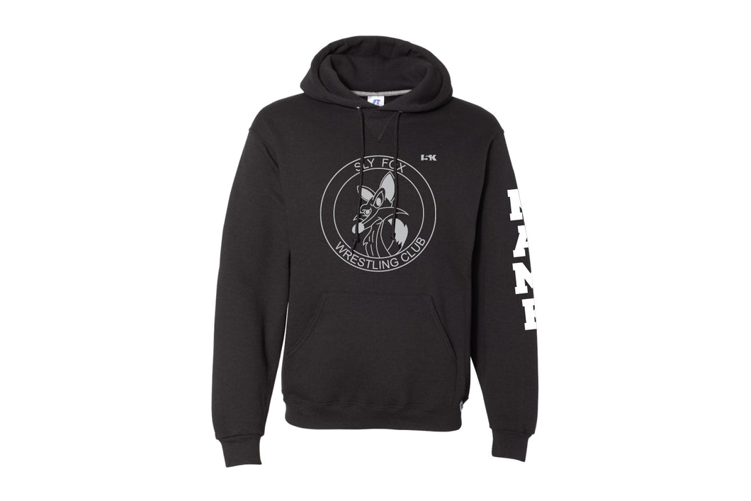 Sly Fox Wrestling Club Russell Athletic Cotton Hoodie Classic - Black - 5KounT