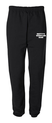 Smitty's Wrestling Barn Cotton Sweatpants - Black - 5KounT