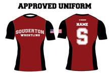 Souderton Wrestling Sublimated Compression Shirt Red - 5KounT2018