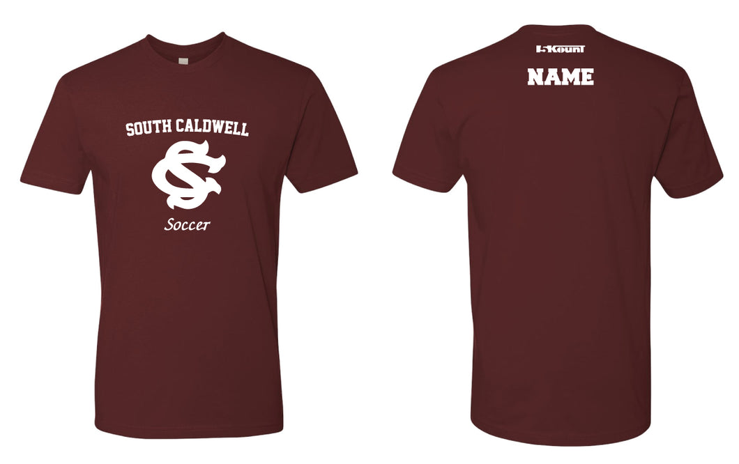 South Caldwell Soccer Cotton Crew Tee - Maroon - 5KounT