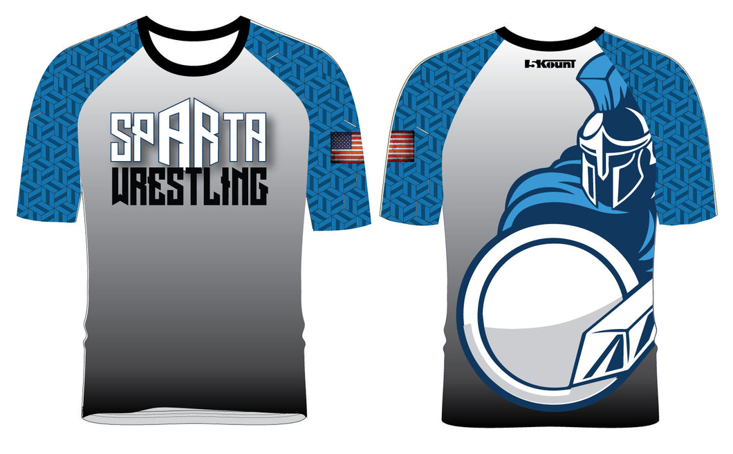 Sparta Youth  Wrestling Sublimated Fight Shirt - 5KounT