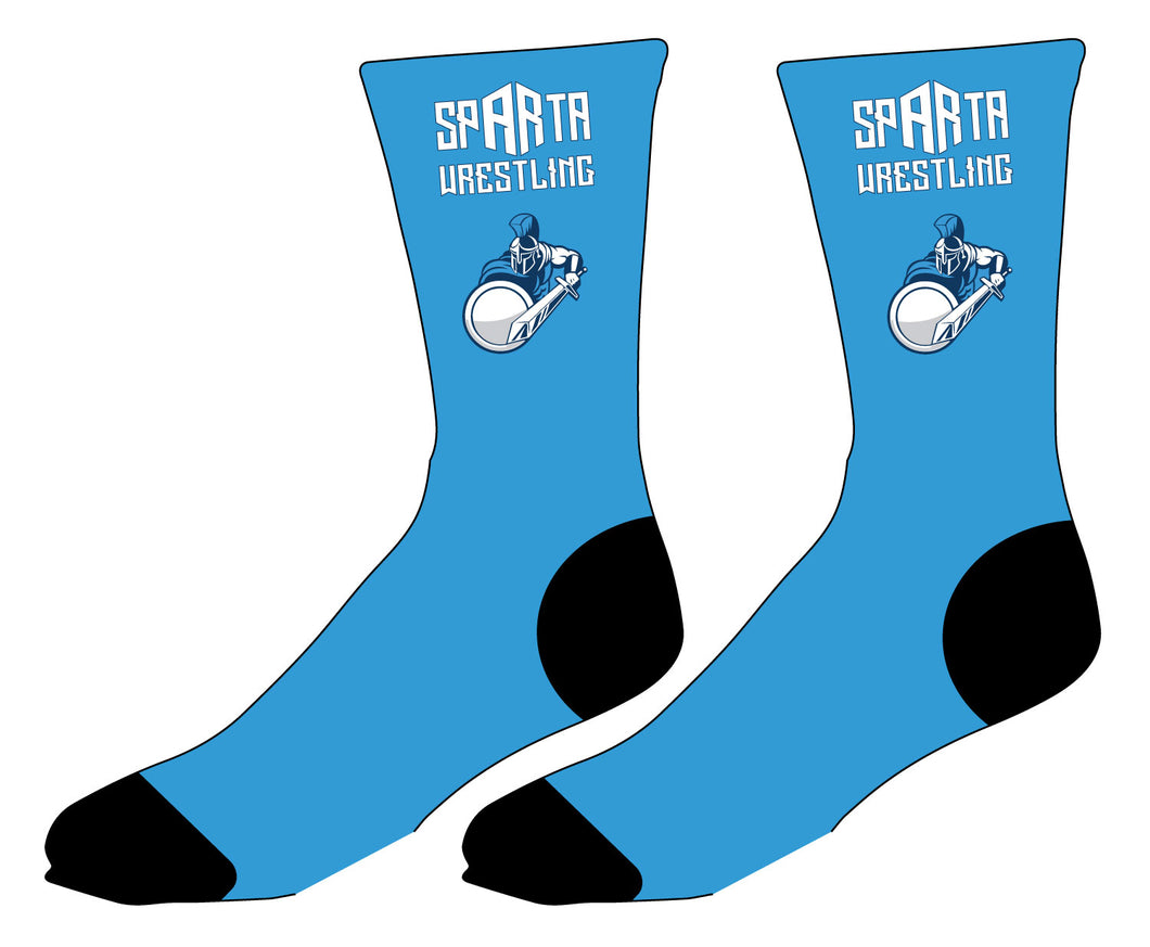 Sparta Youth Wrestling Sublimated Socks - 5KounT
