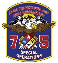 Fort Indiantown Fire Department Cotton Crew Tee - White - 5KounT