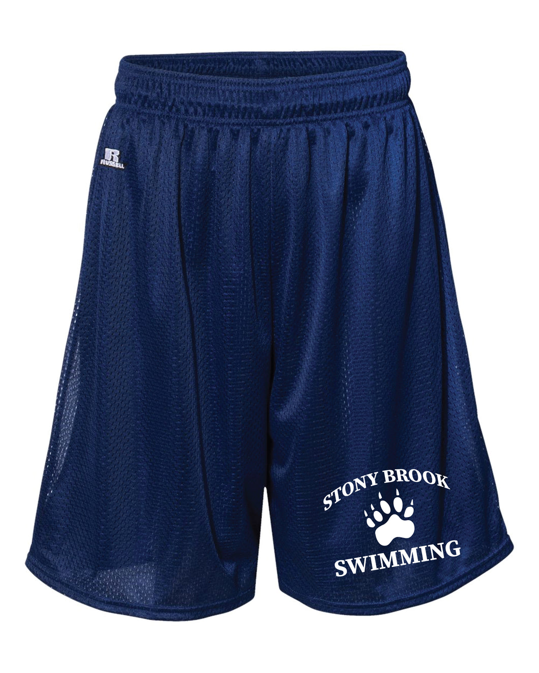 Stony Brook Swimming Russell Athletic Tech Shorts - Navy - 5KounT2018