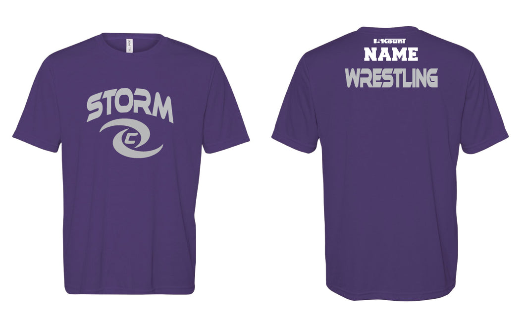 Storm Wrestling DryFit Performance Tee - Purple - 5KounT