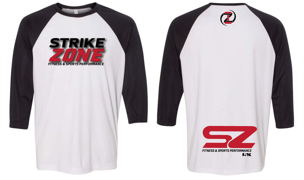 Strike Zone Baseball Tee - Black/White - 5KounT