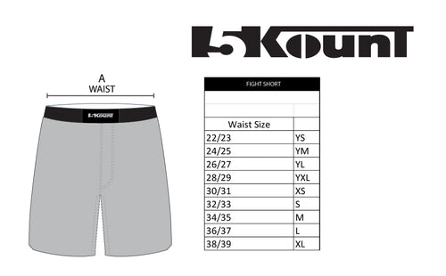 Copy of New Sublimated Fight Shorts - 5KounT2018