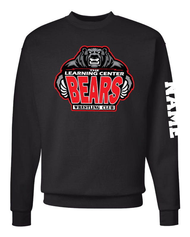 TLC Bears Wrestling Club Crewneck Sweatshirt - Black - 5KounT