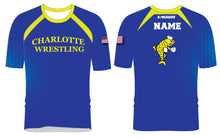 Charlotte HS Blue Tarpon Gold Sublimated Fight Shirt - 5KounT