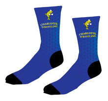 Charlotte HS Blue Tarpon Gold Sublimated Socks - 5KounT