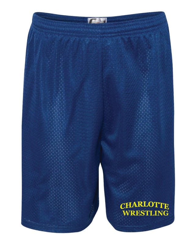 Charlotte HS Blue Tarpon Gold Tech Shorts - Royall - 5KounT