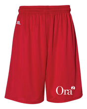 Ora Clinical Russell Athletic Tech Shorts - Black /Red - 5KounT