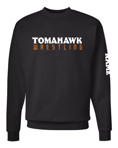 Tomahawk Wrestling Crewneck Sweatshirt - Black - 5KounT