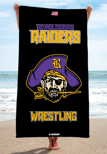 Reynoldsburg Wrestling Sublimated Beach Towel - 5KounT2018