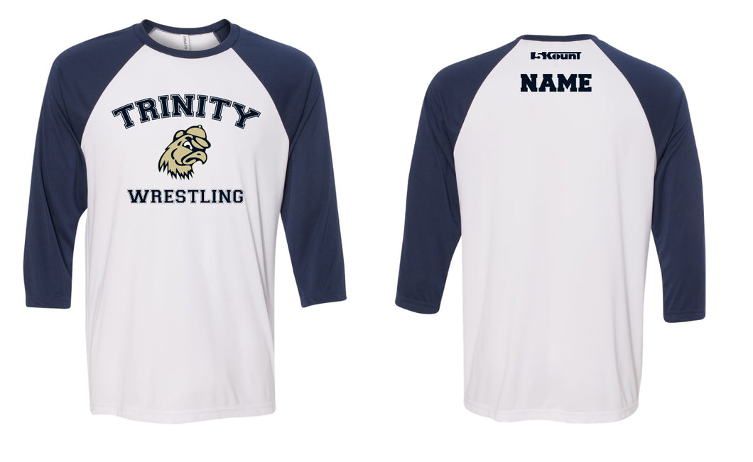 Trinity College Baseball Shirt - Navy/White - 5KounT
