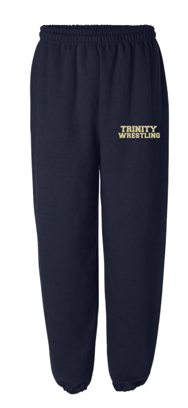 Trinity College Cotton Sweatpants - Blue - 5KounT