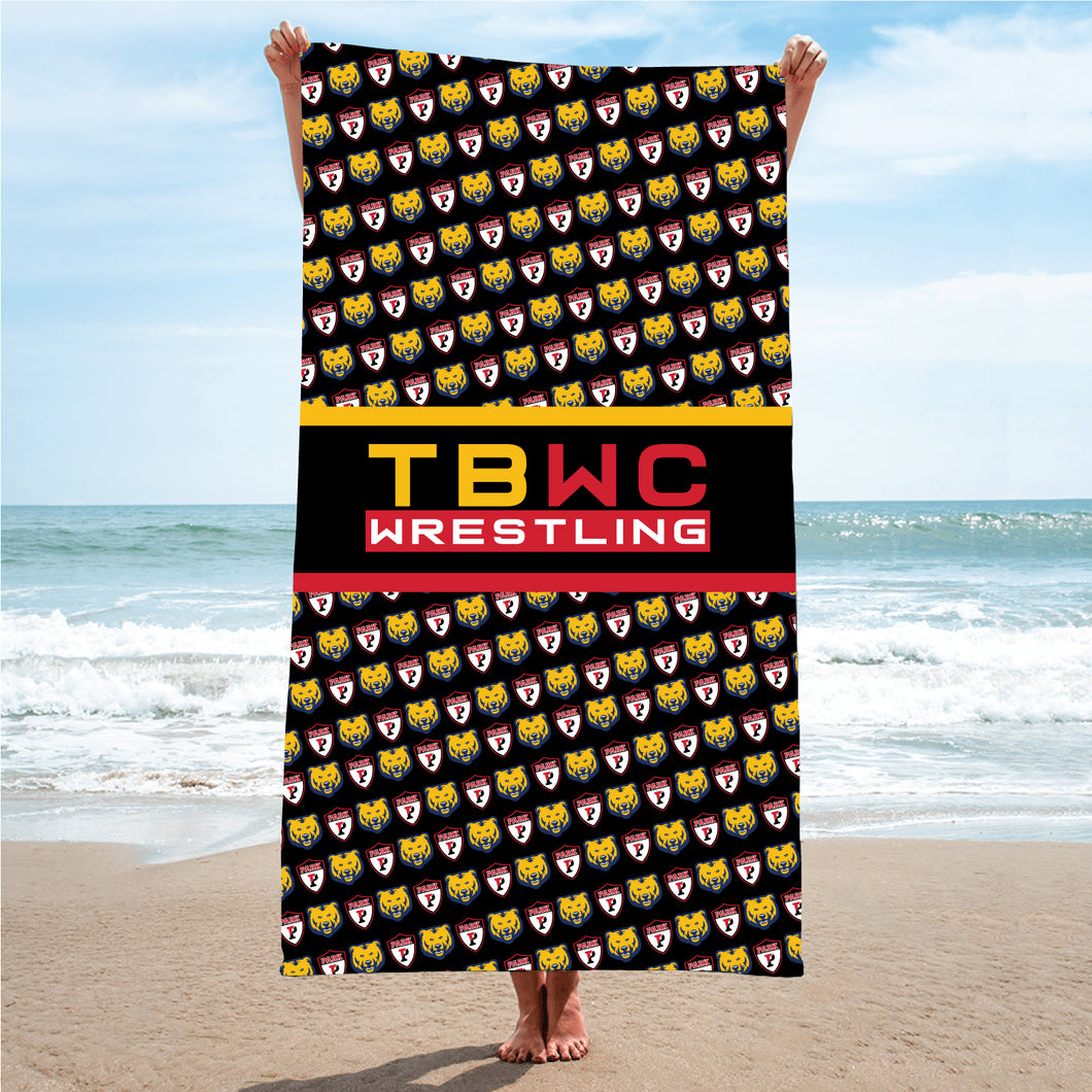 TBWC Wrestling Sublimated Beach Towel - 5KounT2018