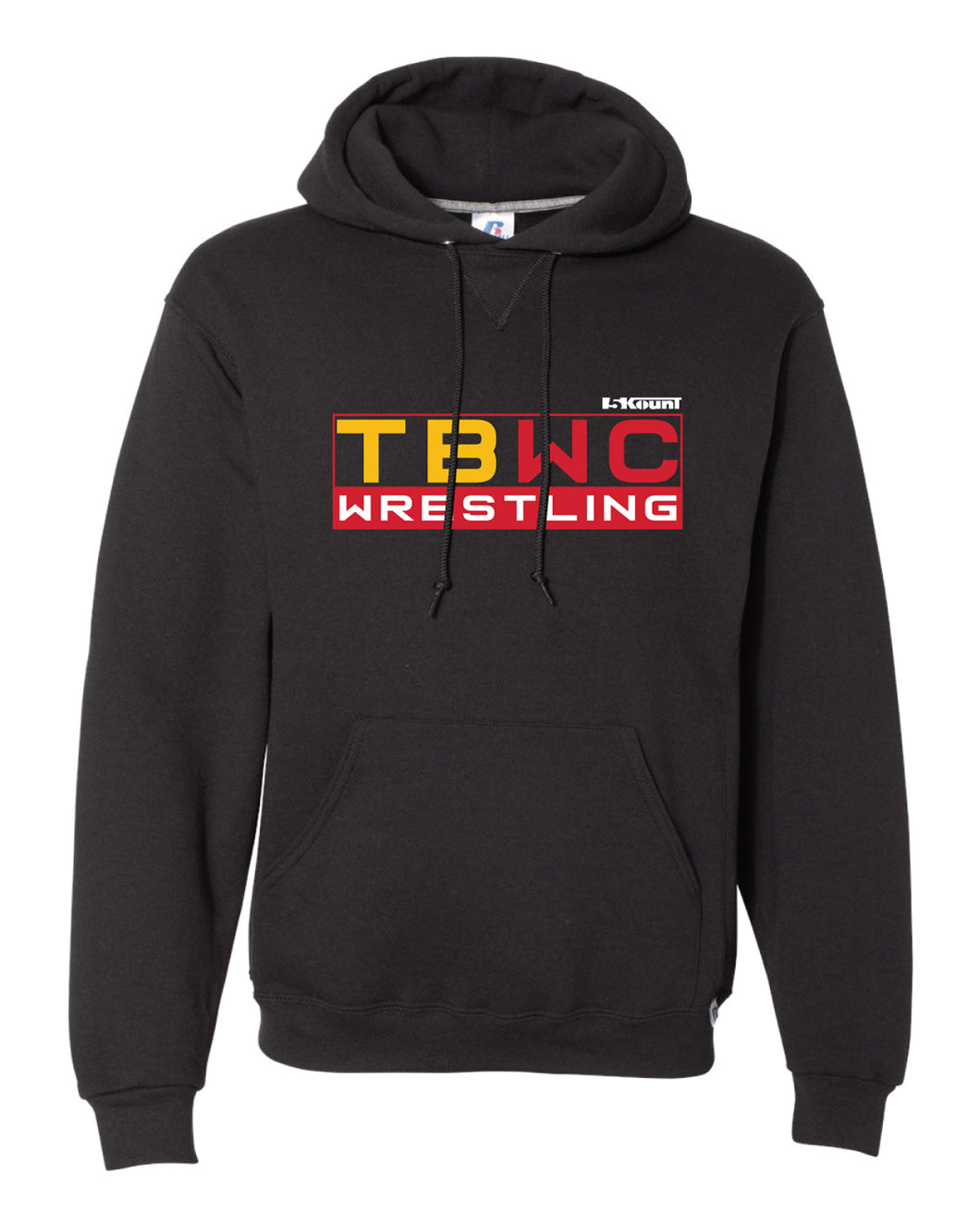 TBWC Wrestling Russell Athletic Cotton Hoodie - Black - 5KounT2018