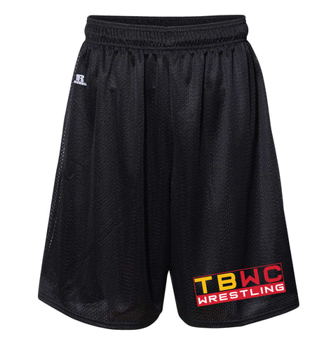 TBCW Wrestling Russell Athletic  Tech Shorts - Black - 5KounT2018