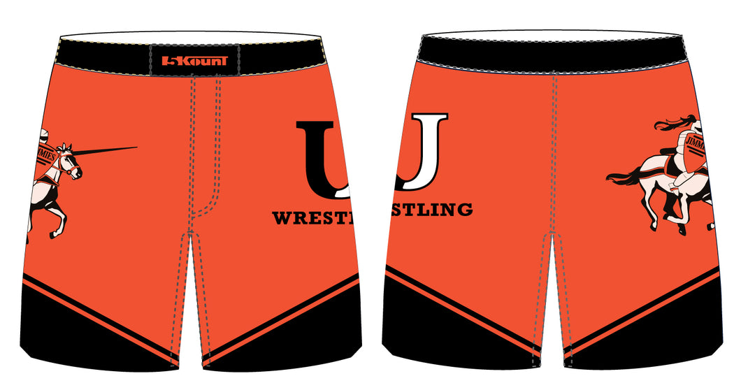 University of Jamestown Sublimated Fight Shorts - 5KounT