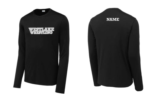 Westlake Wrestling Long Sleeve DryFit Shirt (UV50 Protection) - Black