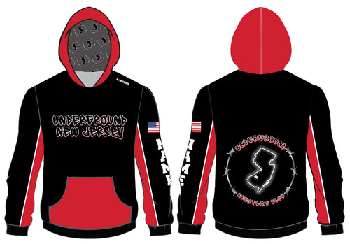 NJ Underground Wrestling Club Sublimated Hoodie - 5KounT2018