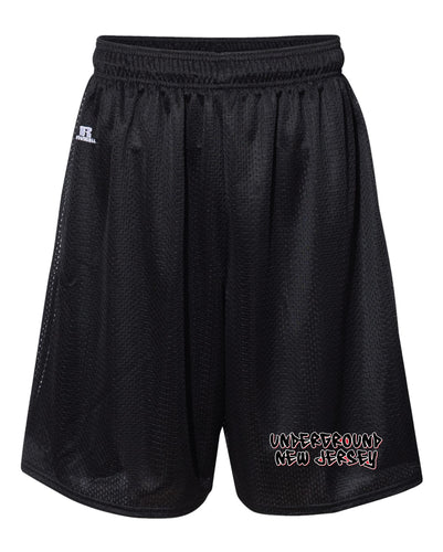 NJ Underground Wrestling Club Russell Athletic  Tech Shorts - Black - 5KounT2018