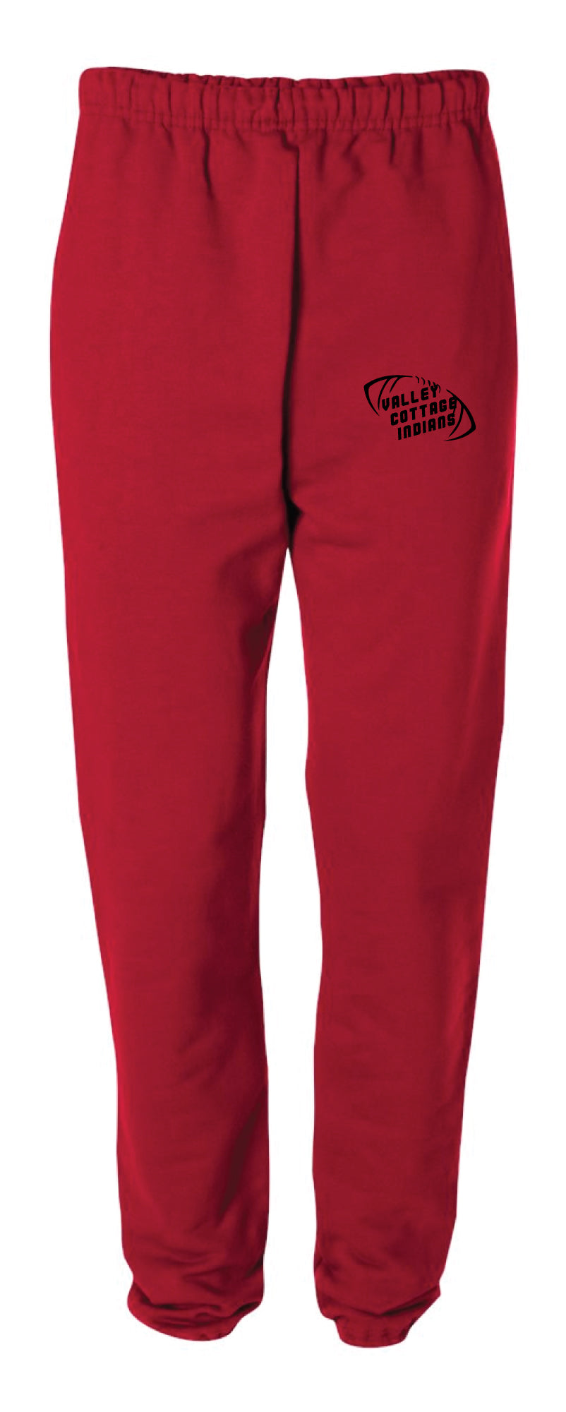 VCI Youth Football Cotton Sweatpants - Red - 5KounT2018