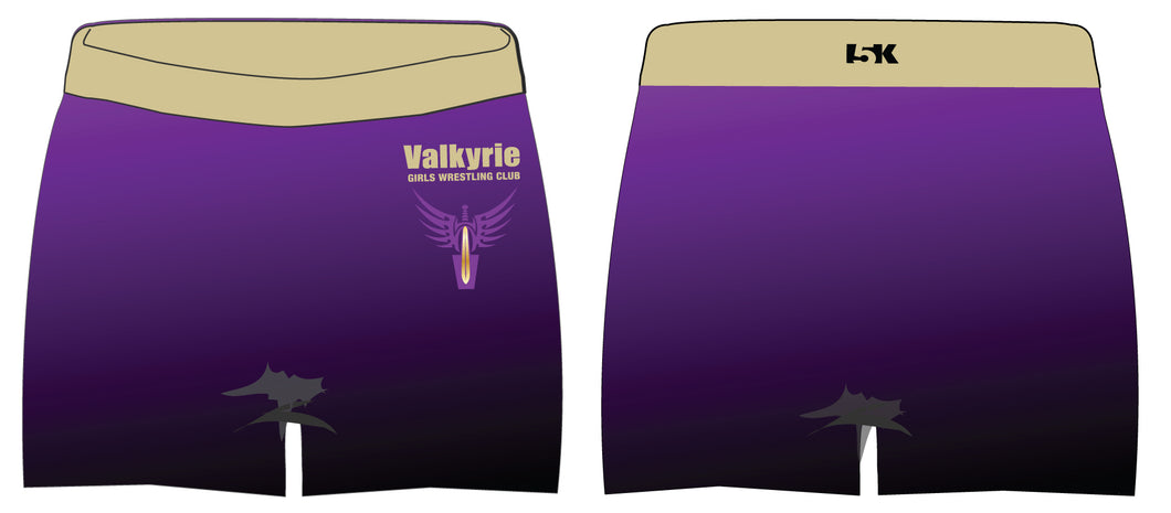 Valkyrie Girls Wrestling Sublimated Shorts - 5KounT