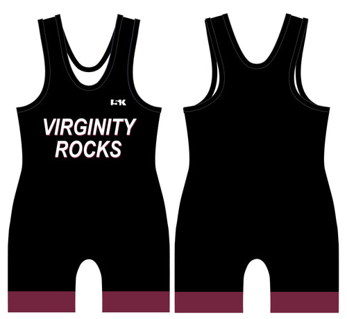 Virginity Rocks Singlet - Burgundy - 5KounT2018