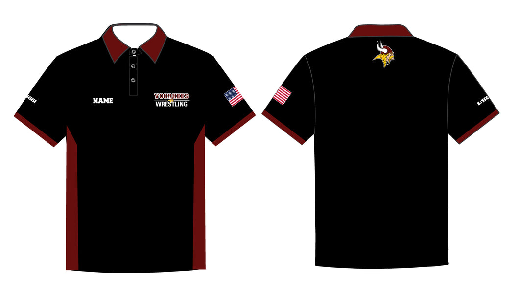 Voorhees Wrestling Sublimated Polo Shirt - 5KounT2018