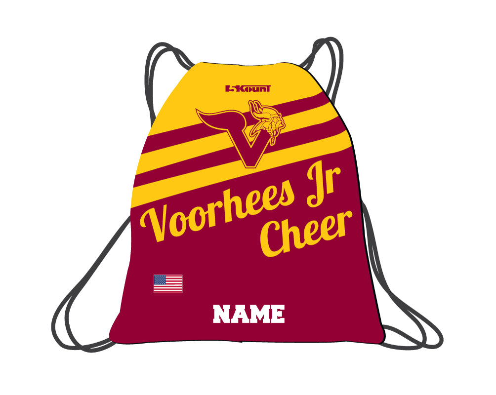 Voorhees Jr Cheer Sublimated Drawstring Bag - 5KounT2018