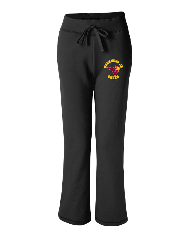 Voorhees Jr Cheer Ladies' Sweatpants Pants - Black