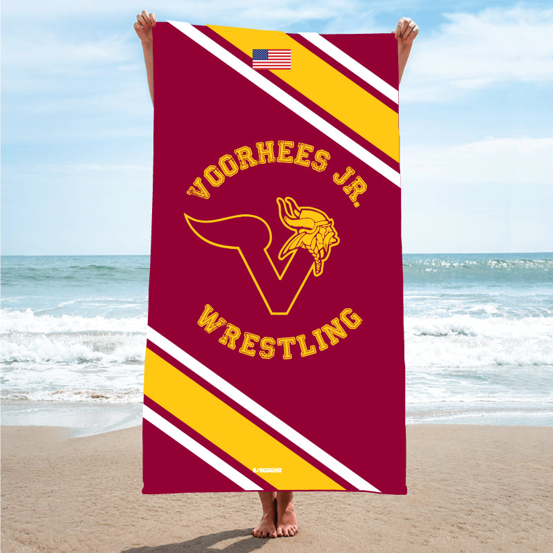 Voorhees Jr Wrestling Sublimated Beach Towel - 5KounT2018