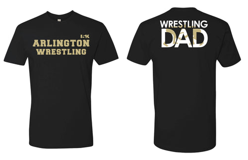 Arlington Wrestling Cotton Dad Tee - Black - 5KounT2018