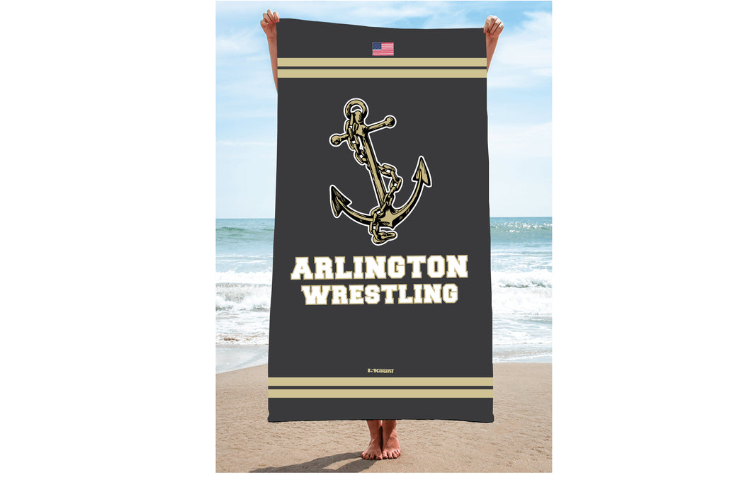 Arlington Wrestling Sublimated Beach Towel - 5KounT2018