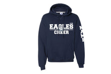 Wethersfield Eagles Cheer Russell Athletic Cotton Hoodie - NAVY - 5KounT