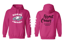 Wethersfield Eagles Football Cotton Hoodie Cancer Awareness Pink - 5KounT