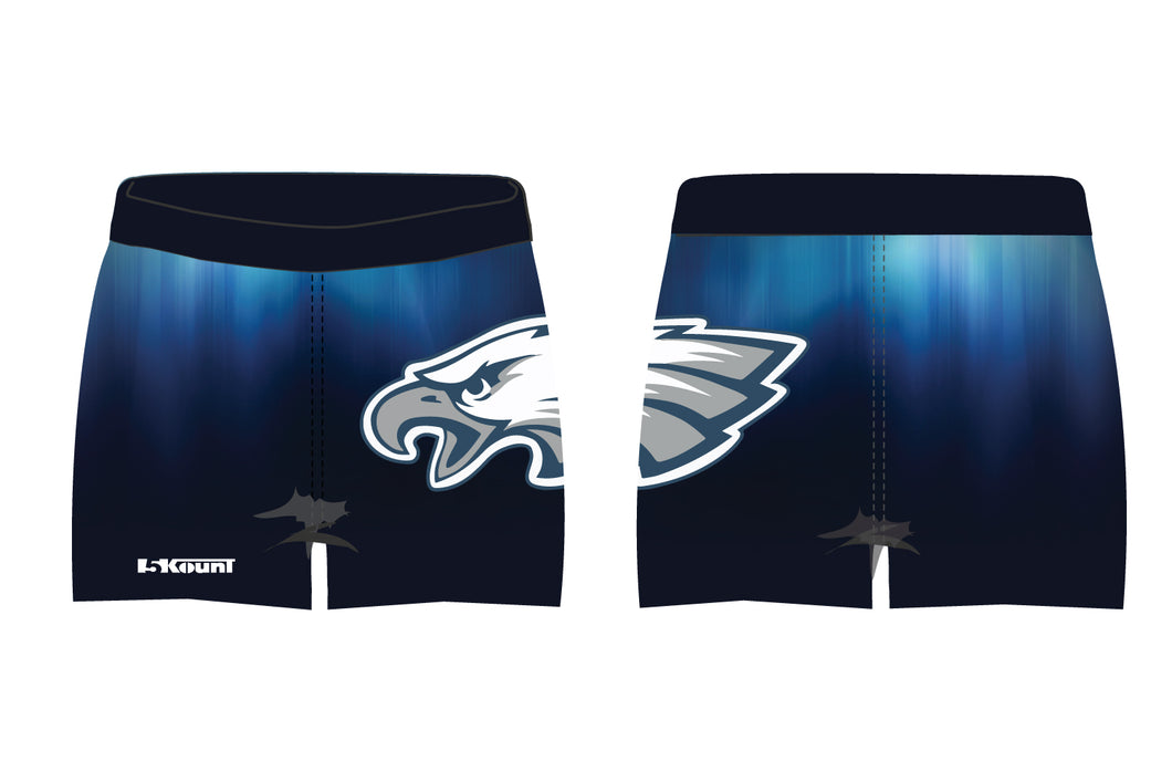 Wethersfield Eagles Cheer Sublimated Shorts Navy - 5KounT