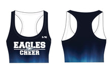 Wethersfield Eagles Cheer Sublimated Sports Bra Navy - 5KounT