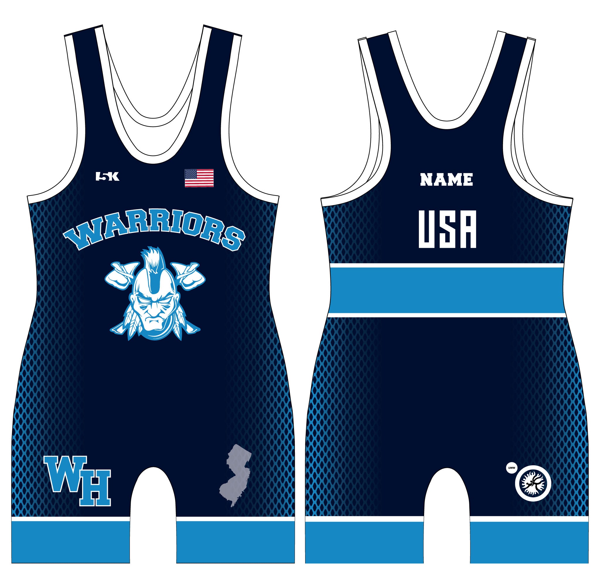 Wrestling Washington National ユニフォーム Nike Youth Boys USA Wrestling Prism Singlet – WrestlingMart