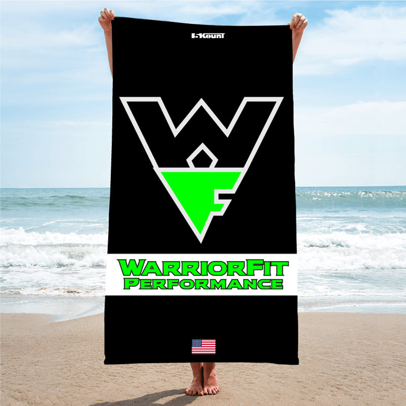 WarriorFit Sublimated Beach Towel - 5KounT2018