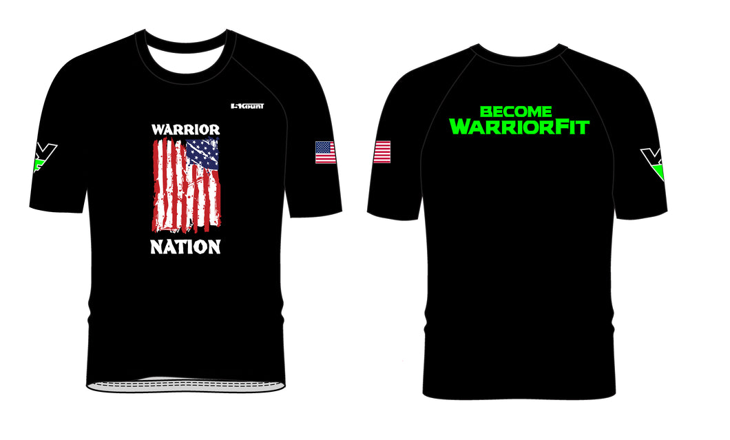 WarriorFit Sublimated Performance Shirt - Black - 5KounT2018