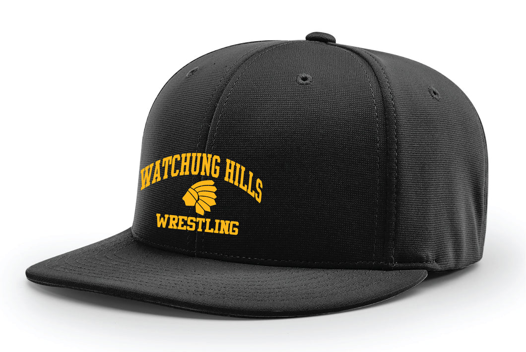 Watchung Hills Wrestling Flexfit Cap - Black - 5KounT2018